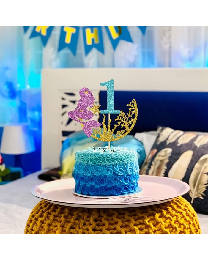 Mermaid Theme 1kg Cake – CAKESTRY15