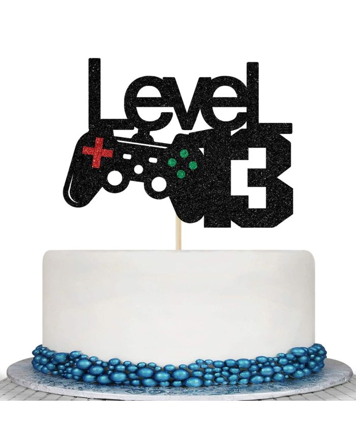 Personalised Gamer Foil Cake Topper - Each | Party Packs