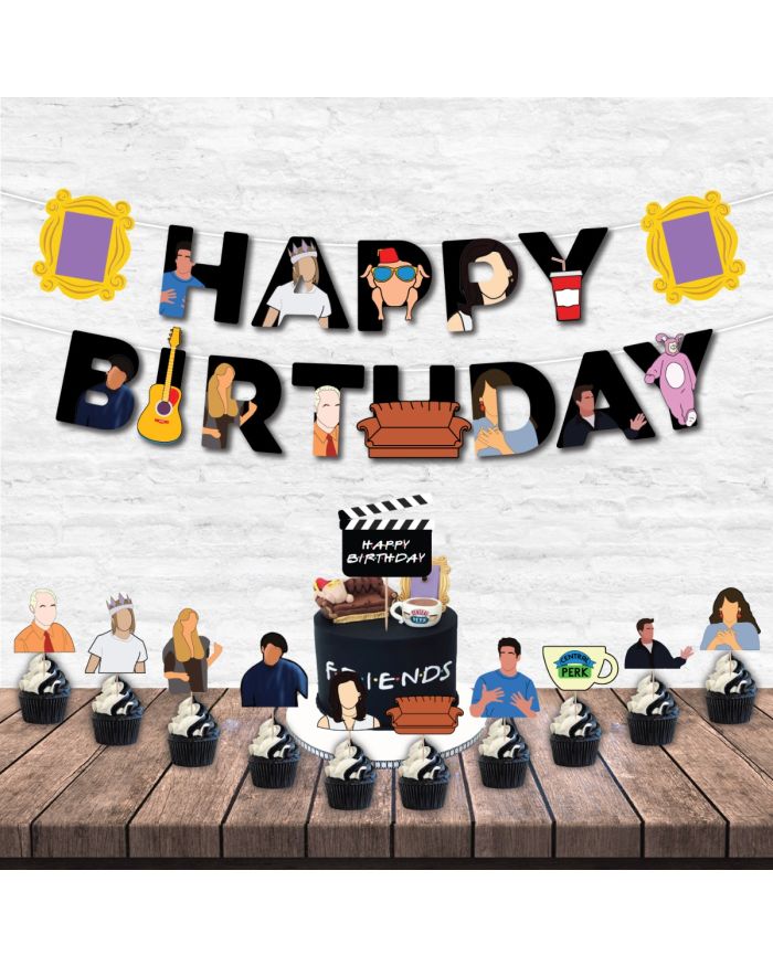 Friends Theme Cake Topper Friends Birthday Cake Decorations for Friends  Fans TV Show Birthday Party Decoration Supplies - Walmart.ca