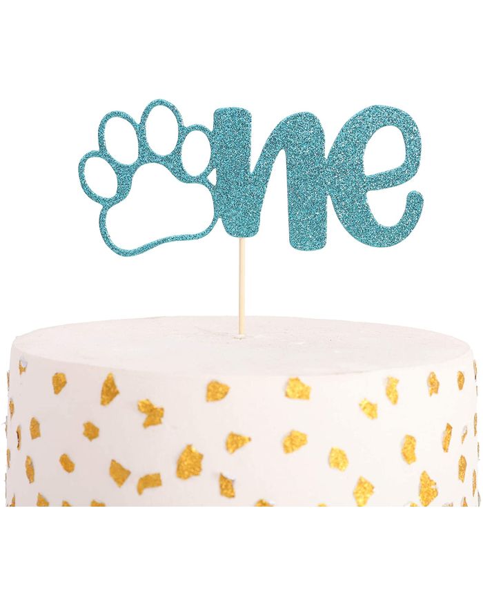 Dog 1st birthday on sale cake