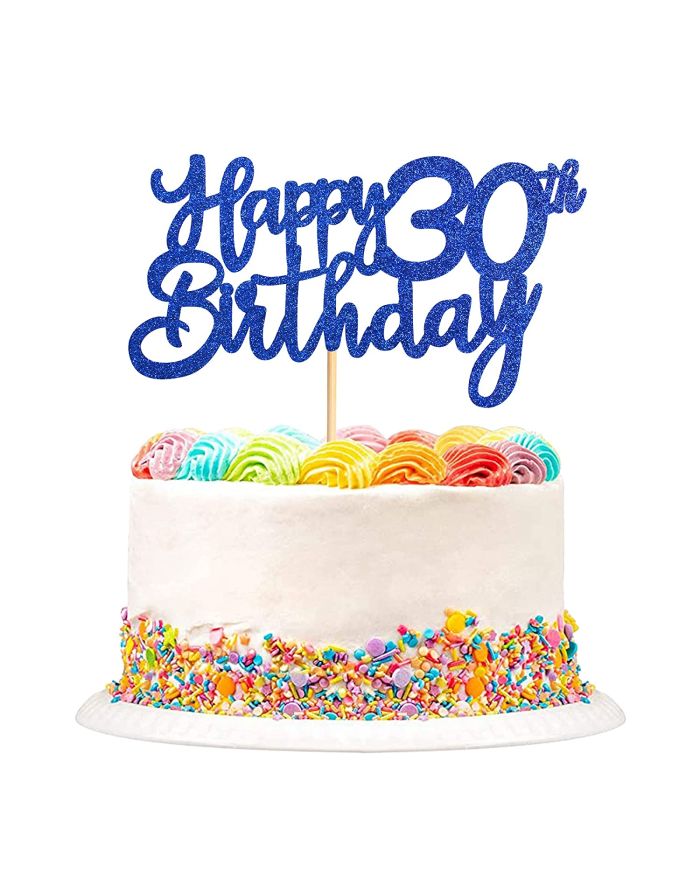 Happy 30th Birthday Red Velvet Cake delivered