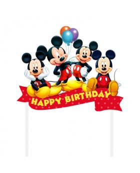Mickey theme Cake Topper 