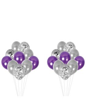  50Pcs Multicolor & Confetti Balloons For Birthday Party Decorations-  Party Decorations & Birthday Party Celebration