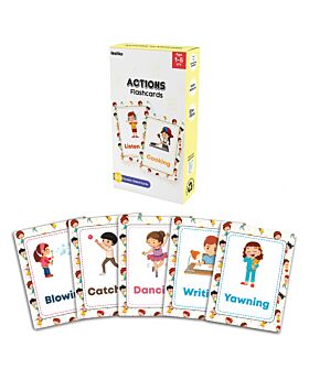 Festiko® 1 Set of 30 Pcs Action Flash Cards, Action Flash Cards for Kids, Easy & Fun Way of Learning, Flashcards For Toddlers and Kids
