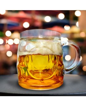 Festiko®  Gel Freezer Beer Mug - Frosty Mugs Freezable Drinking Cups with Handle, Beer, Juice, Soda at Parties, Outside Activity { Pack of -1 }
