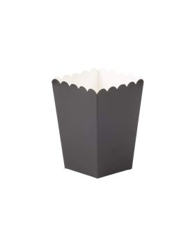 Festiko® 10 Pcs Black Popcorn Boxes, Popcorn Boxes for Kids Party, Popcorn Box, Return Gift Boxes, Party Favor Boxes, Solid Color Popcorn boxes