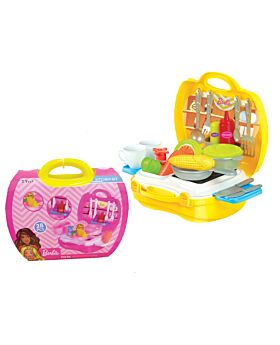 Festiko® Barbie Doll Theme Kitchen Play Sets For Kids, Kitchen Set for Kids Play