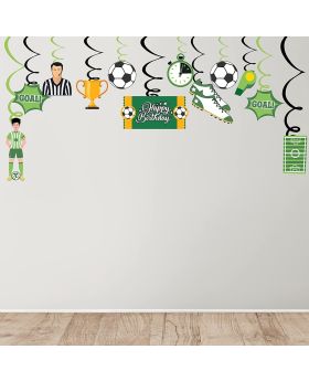 Football Theme Party Supplies - for Game Day, and Football Birthday Party Decorations ,Party Supplies Themed Swirls
