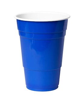 Set of 10 Dark Blue Beer Pong Glasses for Parties Drinking Cup & Glass