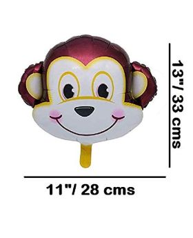 1 Set Monkey Animal foil Balloons For Baby Shower & Children Happy Birthday Party Decoration