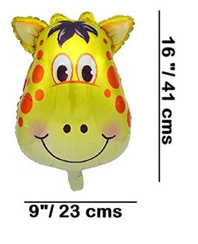 1 Set Giraffe Animal foil Balloons For Baby Shower & Children Happy Birthday Party Decoration