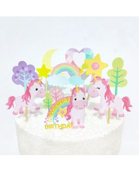 Dreamy Unicorn Cupcake Toppers