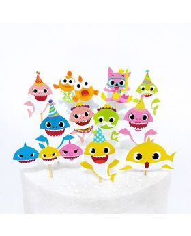 Baby Shark Cupcake Toppers