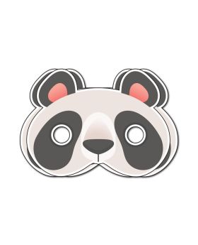 Festiko® Panda Theme Face Masks, Panda Theme Party Supplies, Return Gifts for Kids, Panda Theme Party Items,Face Masks for Kids