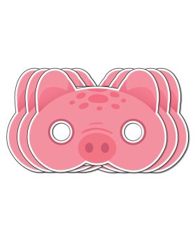 Festiko® Pig Theme Eye Masks, Pig Theme Party Supplies, Return Gifts for Kids, Pig Theme Party Items, Eye Masks For Kids, Pig Eye Masks