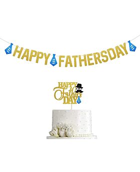 Festiko® Happy Father's Day Combo (Set of 2 Pcs), Father's Day Decoration Supplies, Father's Day Combo, Fathers day Decoration Items