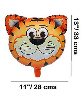 1 Set Tiger Animal foil Balloons For Baby Shower & Children Happy Birthday Party Decoration