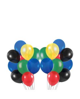 50 Pcs Latex Balloons Superhero/Avengers/Marvel For Kids Theme Birthday Party Decoration