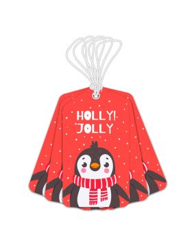 Festiko® 6 Pcs Christmas Gift Tags (Design 11), Xmas Santa Gift Tags For Gift Wrap 