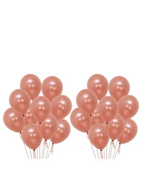 Glitter Rose Gold Balloons-Decoration for Birthday/Anniversary Party Supplies ( Balloons)