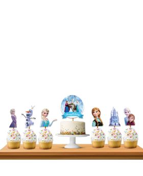 7 pcs- Frozen Theme combo, Birthday Party Decoration Supplies