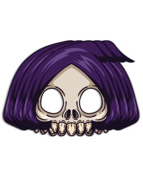 Festiko® Halloween Theme Eye Masks, Halloween Theme Party Supplies, Return Gifts for Kids, Halloween Theme Party Items,Grip Reaper Eye Masks For Kids