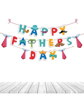 Banner For Father's Day/Super Dad Happy Birthday Theme Party Decoration 