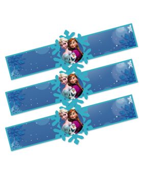 Festiko® Frozen Theme Party Happy Birthday Decorations, Wristbands For Kids Birthday Party Favors and return Gift For Kids of all age group - 6Pcs