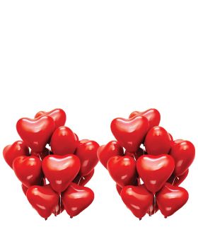 Valentines Day Red Heart Balloons for Valentine Decorations, Romantic Wedding, Anniversary, Valentine's Day Party Celebration